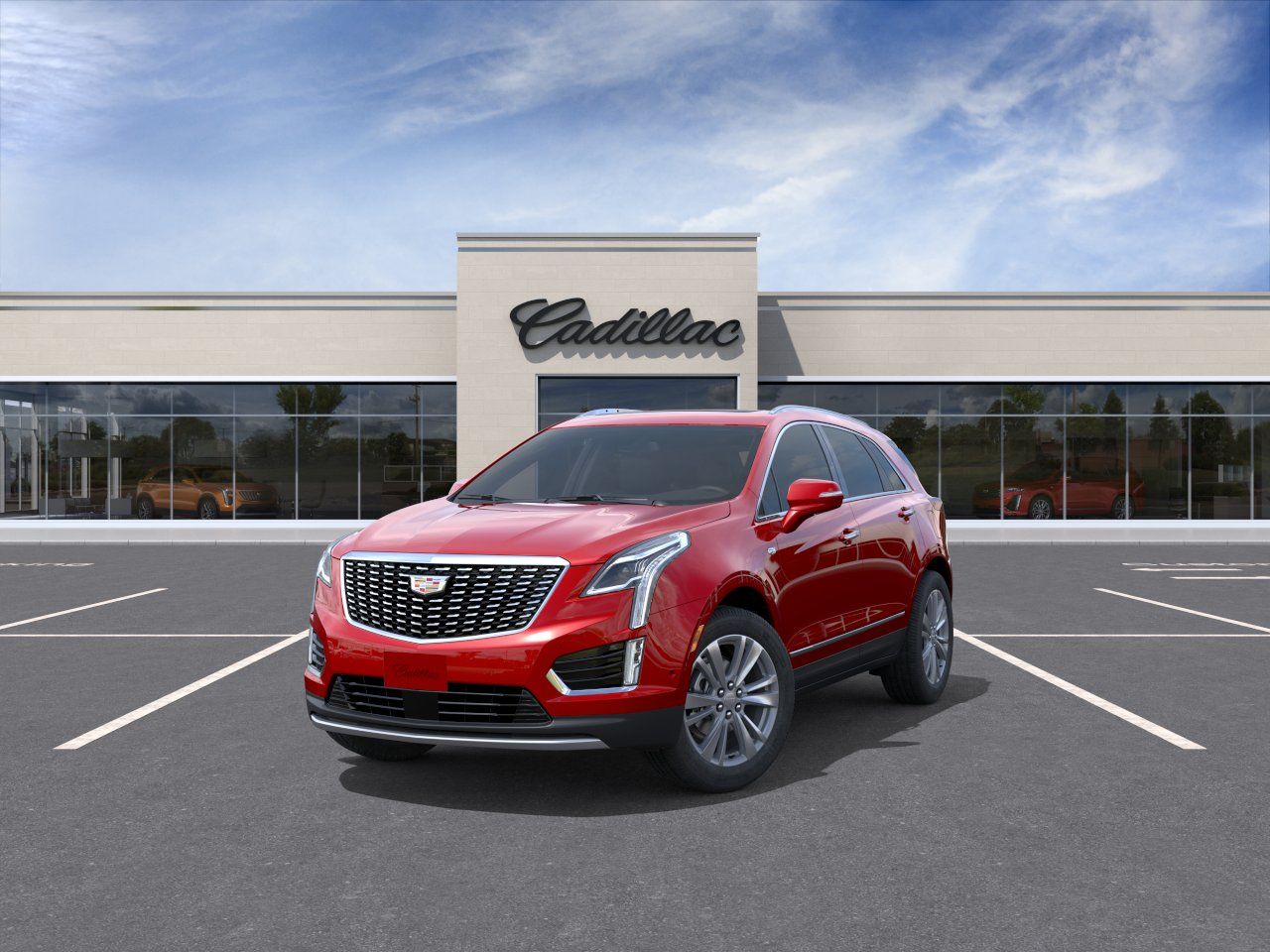 2026 Cadillac XT5 Premium Luxury Red at Ross Downing Buick GMC
