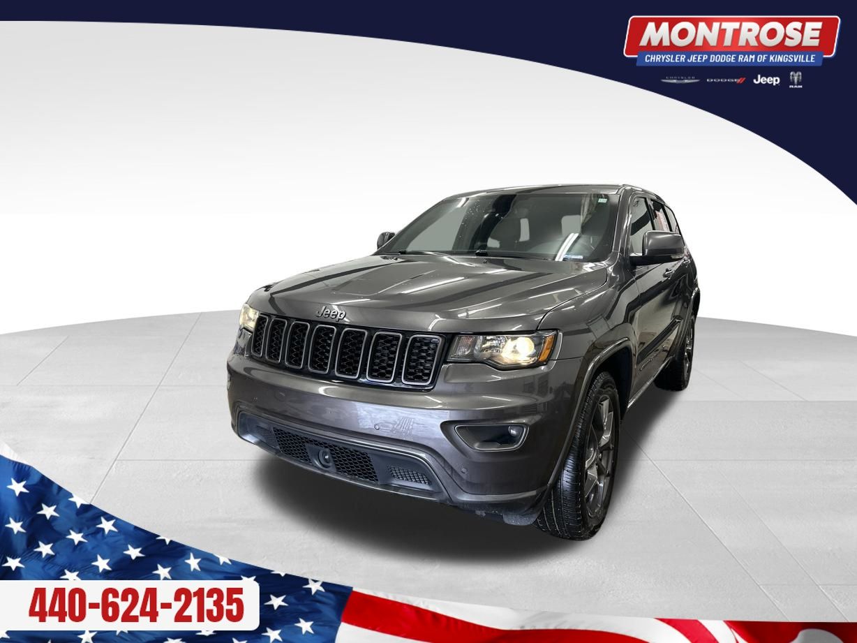 Gray (Granite Crystal Metallic Clearcoat) 2021 Jeep Grand Cherokee 80th Anniversary Edition 4WD SUV / Crossover Four-Wheel Drive 8-Speed Automatic