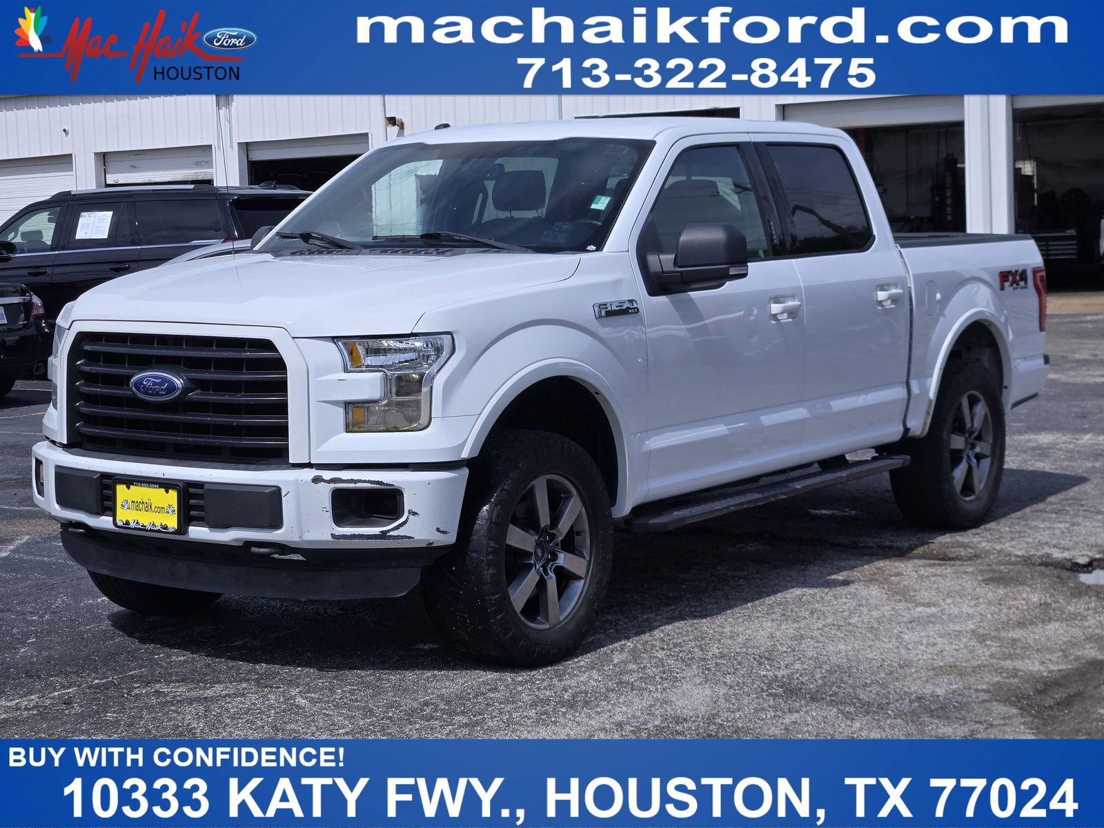 Oxford White 2016 Ford F-150 XLT SuperCrew 4WD Pickup Truck Four-Wheel Drive 6-Speed Automatic