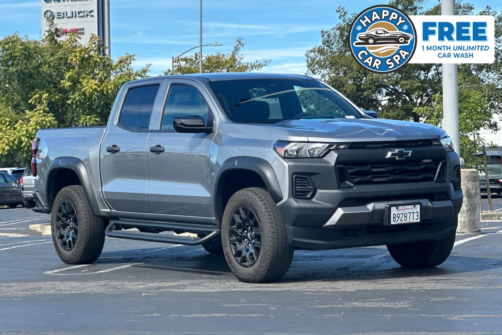 Sterling Gray Metallic 2023 Chevrolet Colorado Pickup Truck Four-Wheel Drive 8-Speed Automatic