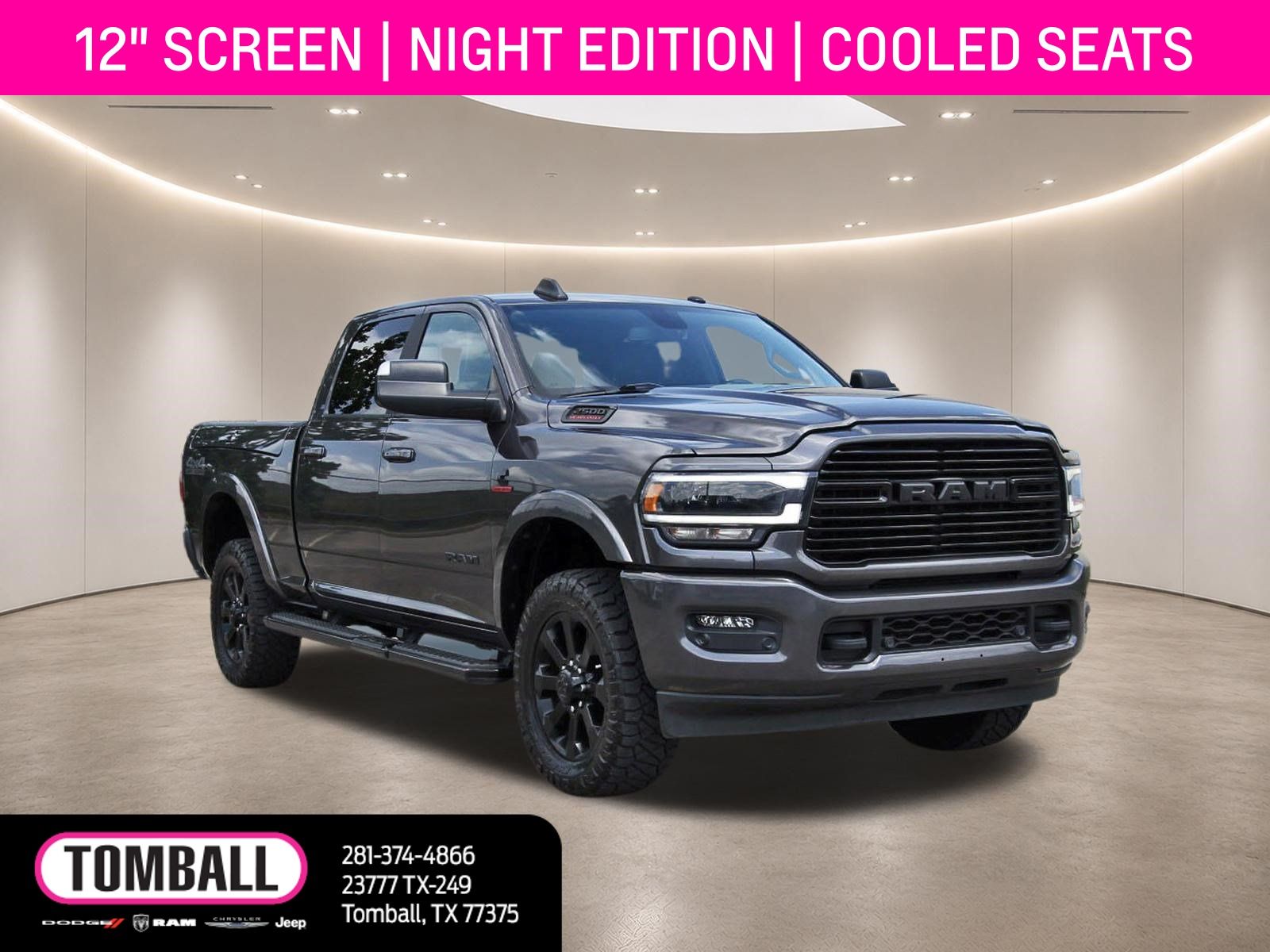 Gray (Granite Crystal Metallic Clearcoat) 2021 RAM 2500 Pickup Truck Four-Wheel Drive 6-Speed Automatic