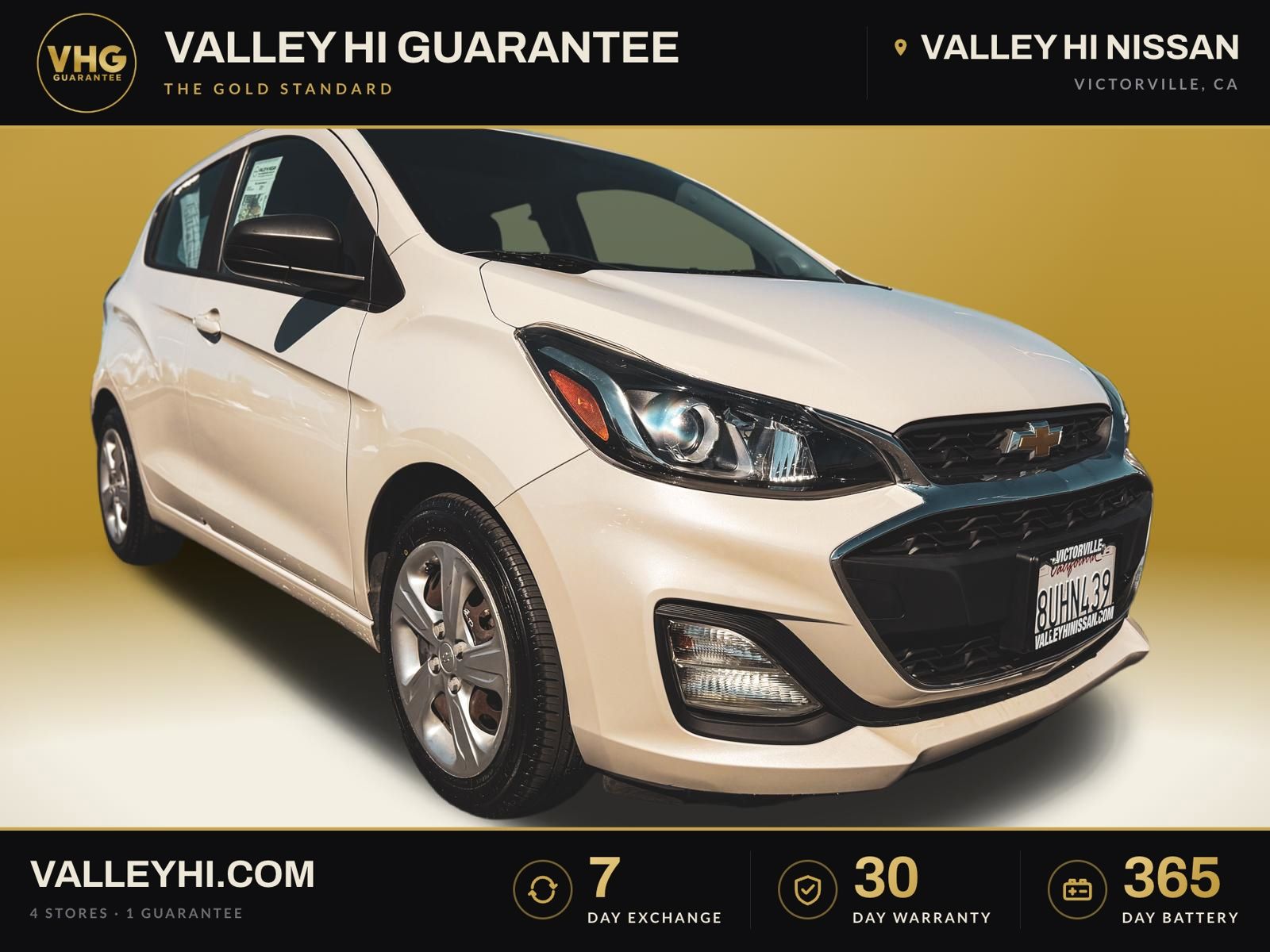 Toasted Marshmallow Metallic 2021 Chevrolet Spark Hatchback Front-Wheel Drive Continuously Variable Transmission