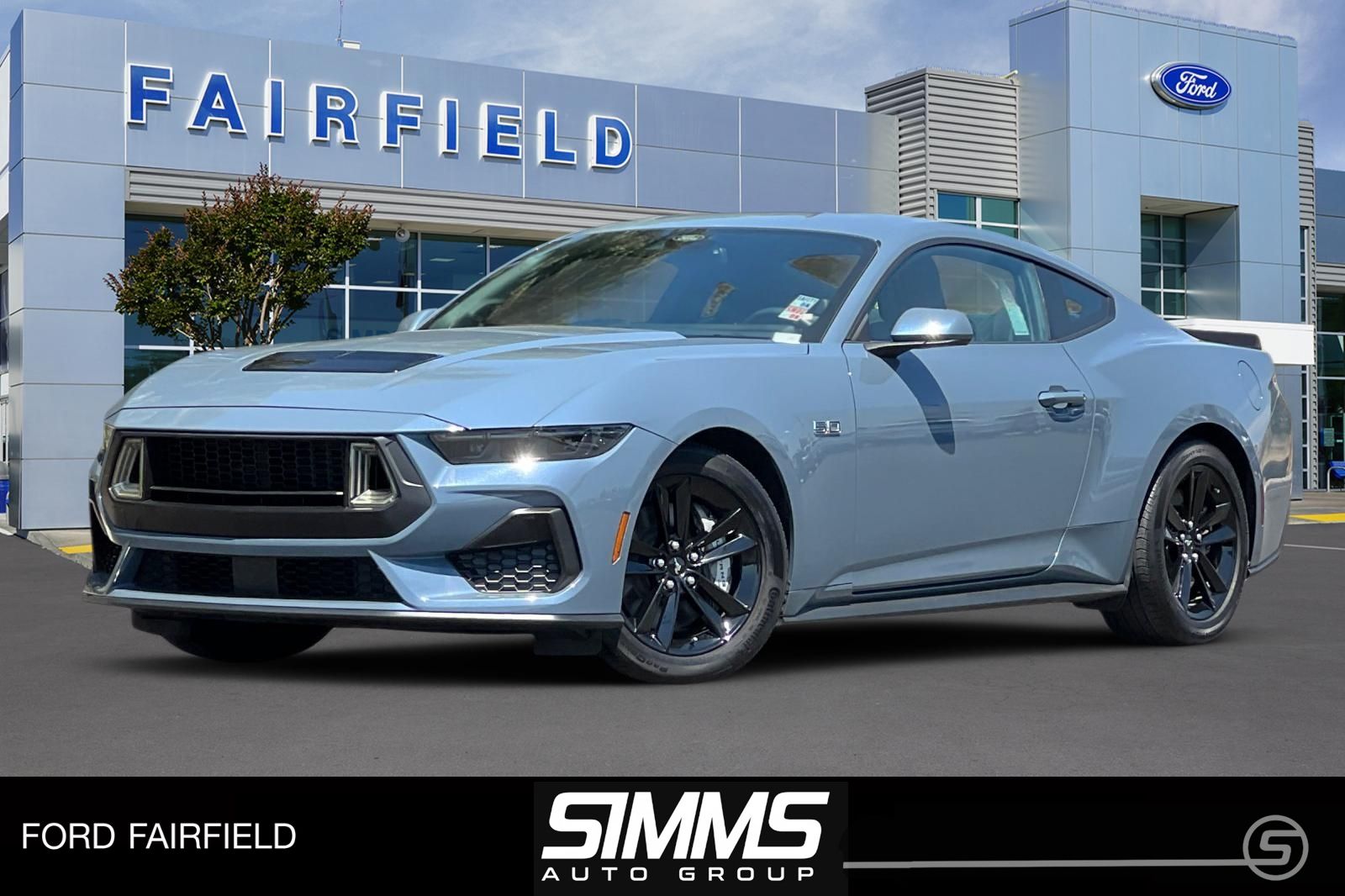 Vapor Blue 2025 Ford Mustang Coupe Rear-Wheel Drive Automatic