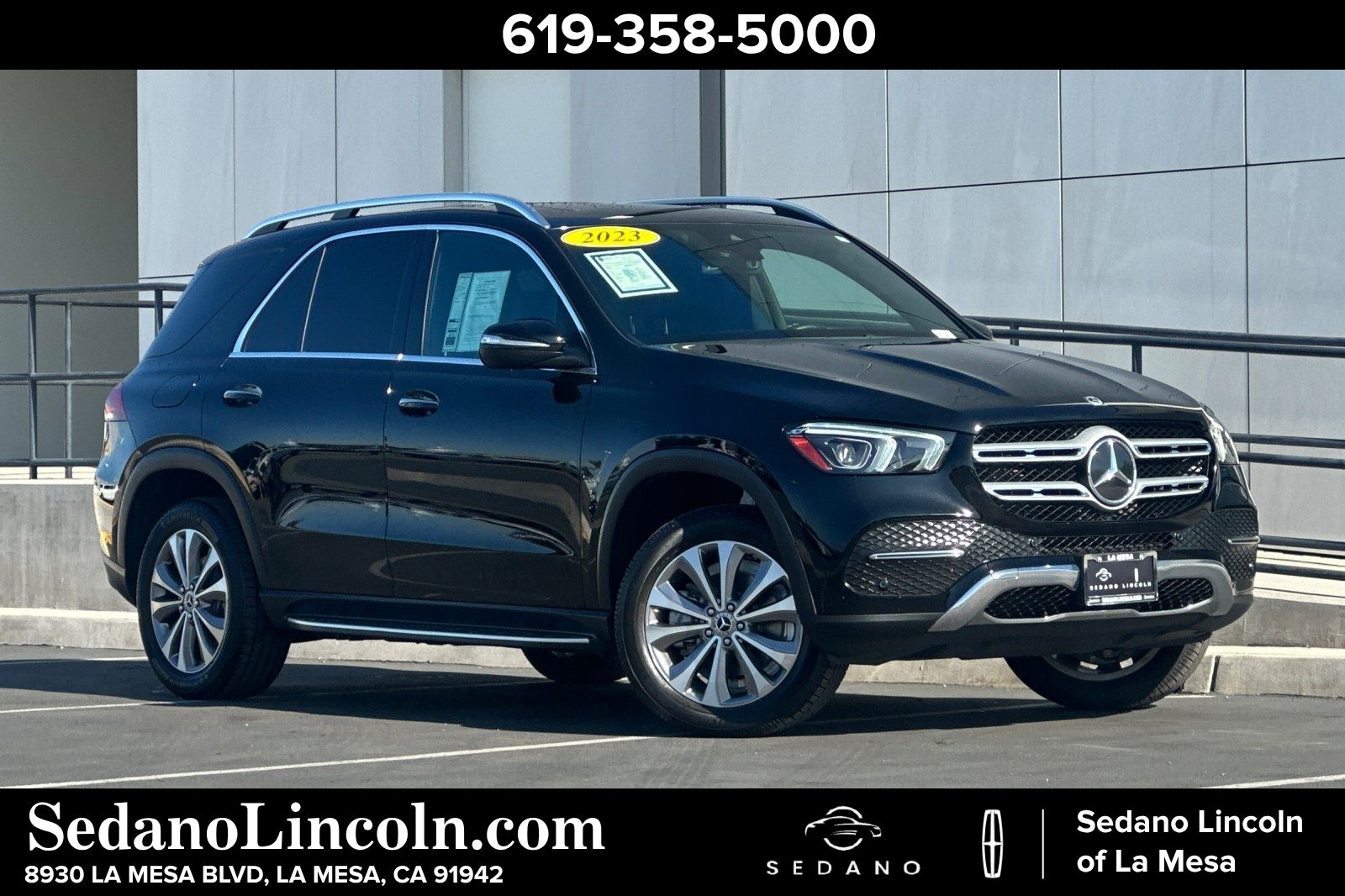 Black 2023 Mercedes-Benz GLE 350 4MATIC SUV / Crossover All-Wheel Drive 9-Speed Automatic