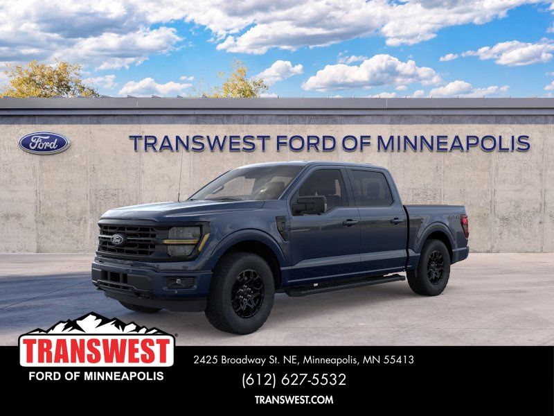 Blue Metallic 2026 Ford F-150 Pickup Truck Four-Wheel Drive Automatic