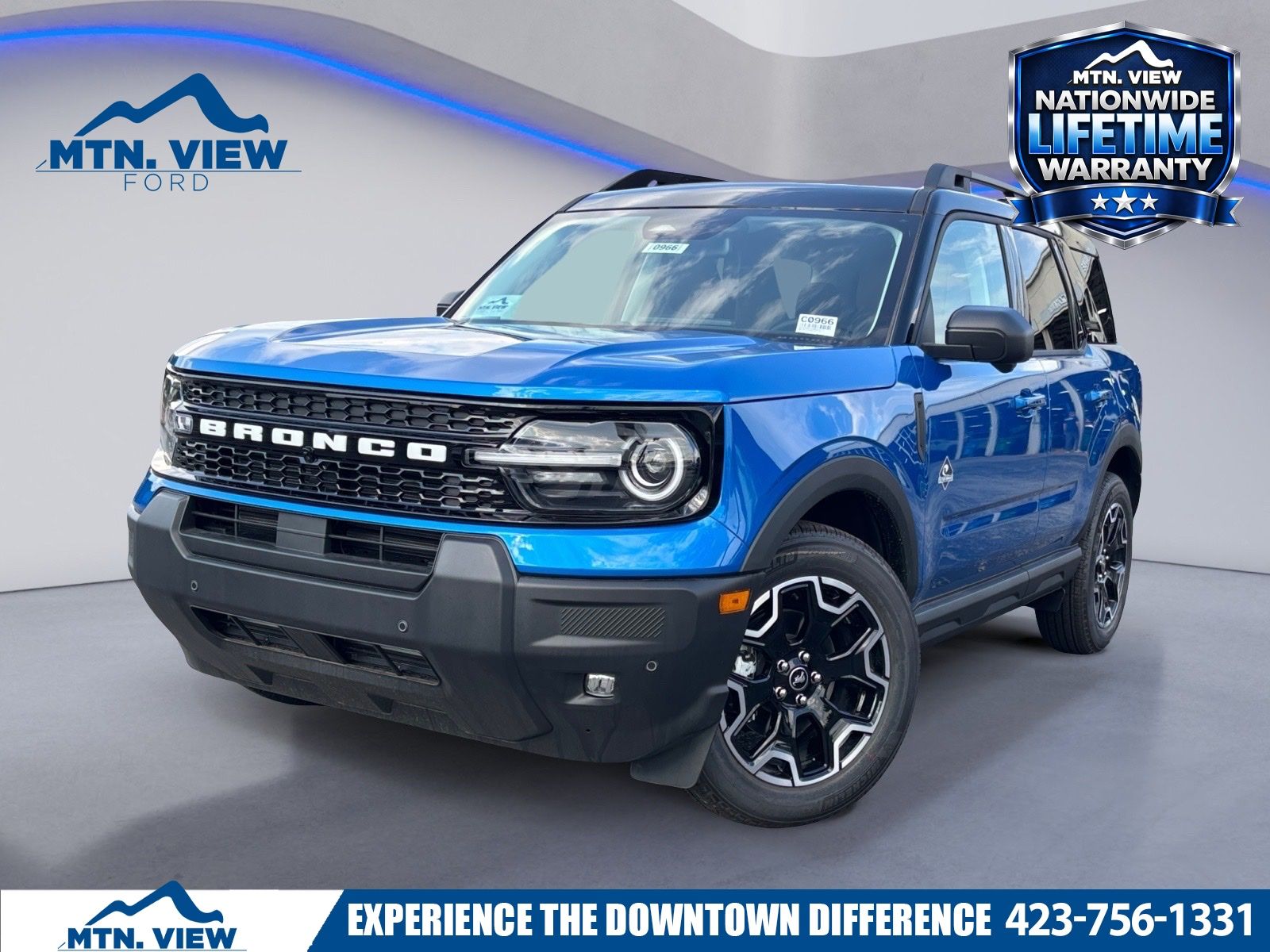 Blue Metallic 2025 Ford Bronco Sport SUV / Crossover All-Wheel Drive 8-Speed Automatic