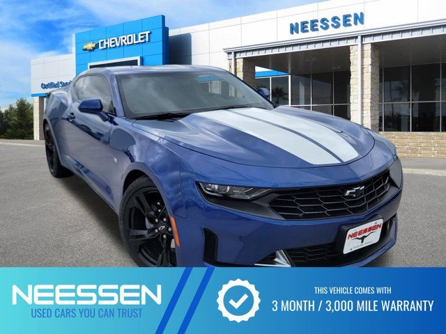 Blue Metallic 2022 Chevrolet Camaro 1LT Coupe RWD Coupe Rear-Wheel Drive Automatic