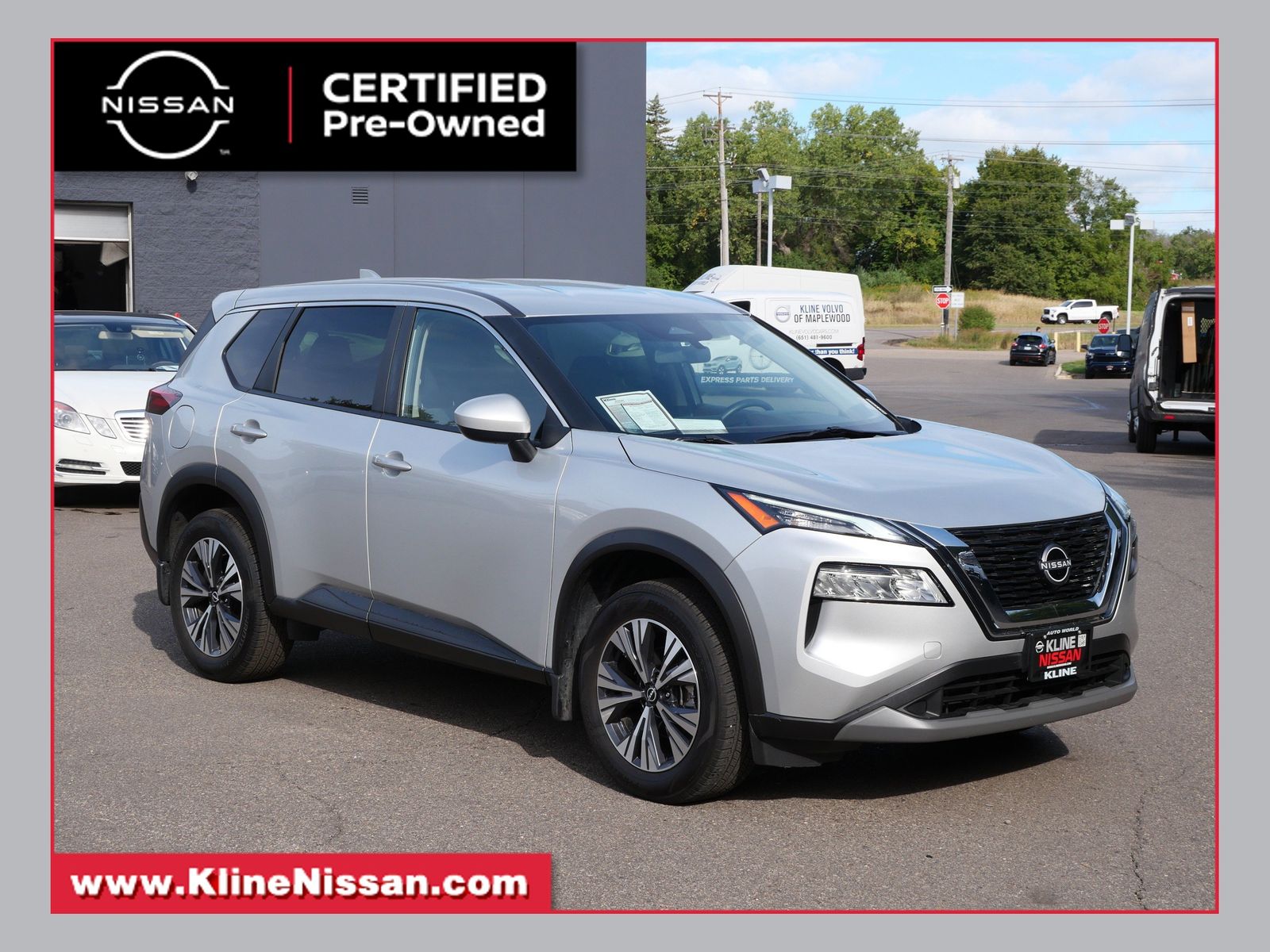 Brilliant Silver Metallic 2023 Nissan Rogue SUV / Crossover All-Wheel Drive Continuously Variable Transmission