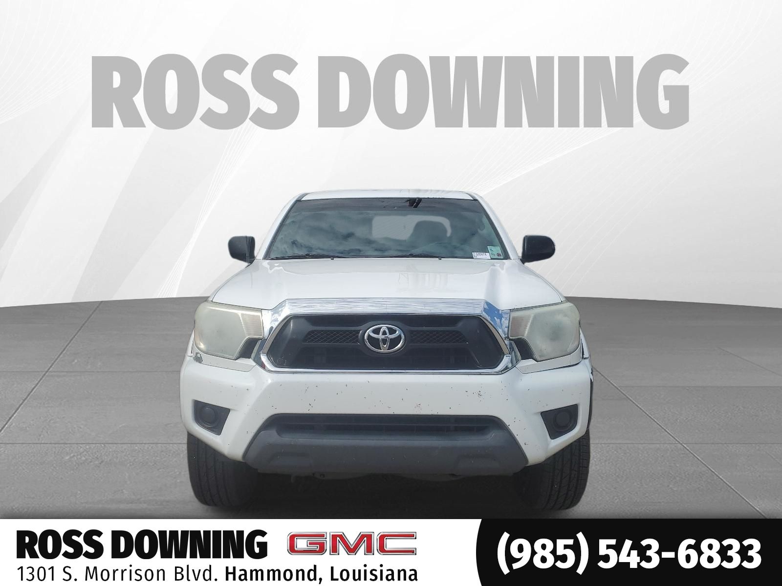 Super White 2015 Toyota Tacoma Double Cab i4 PreRunner Pickup Truck 4X2 4-Speed Automatic