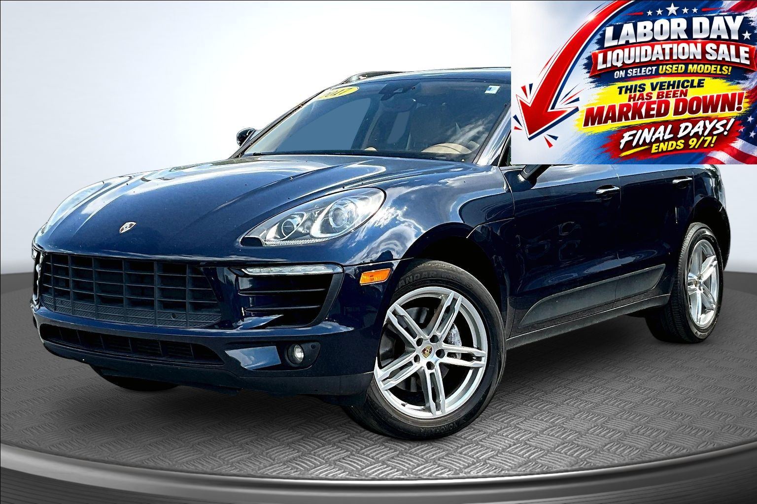 Blue 2017 Porsche Macan SUV / Crossover All-Wheel Drive 7-Speed Automatic