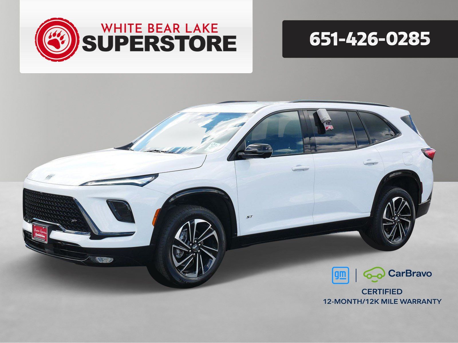 Summit White 2026 Buick Enclave SUV / Crossover Four-Wheel Drive 8-Speed Automatic