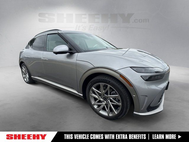 Silver 2023 Genesis GV60 Advanced AWD SUV / Crossover All-Wheel Drive 1-Speed Automatic
