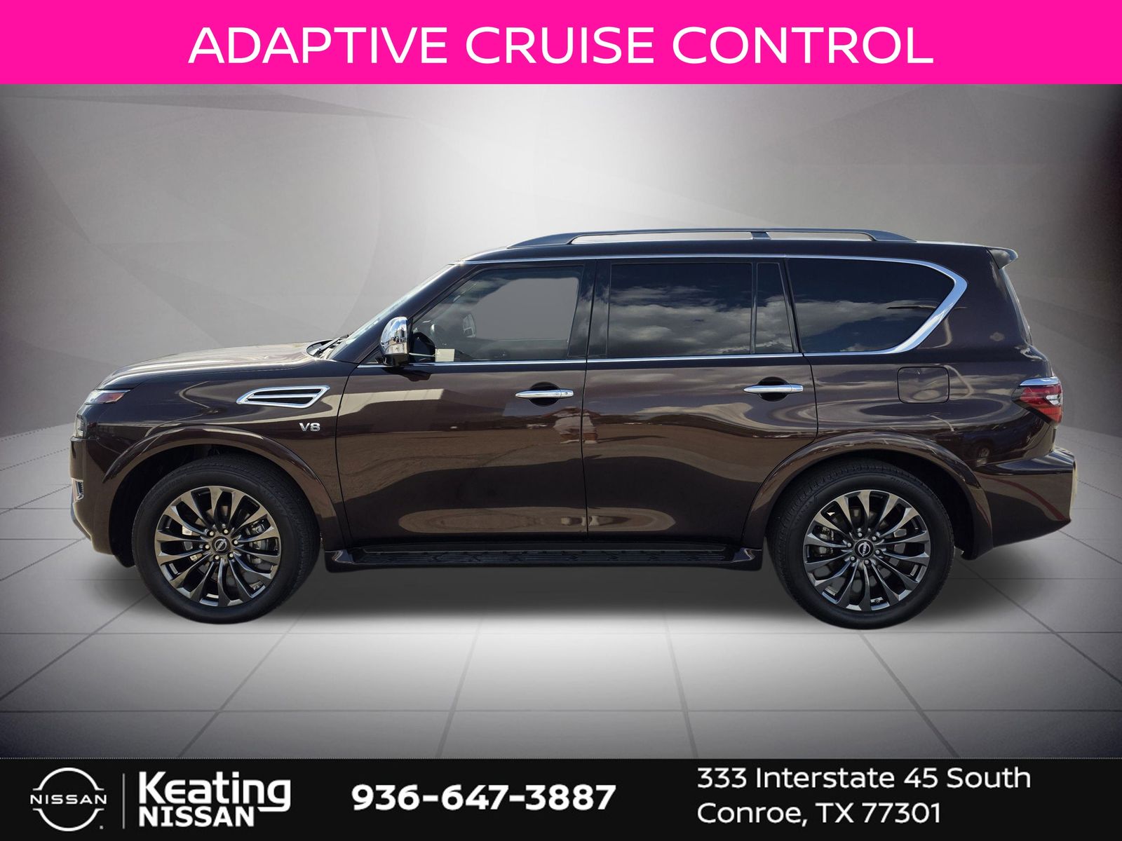 2022 Nissan Armada Platinum Brown at Bayway Cadillac of The Woodlands