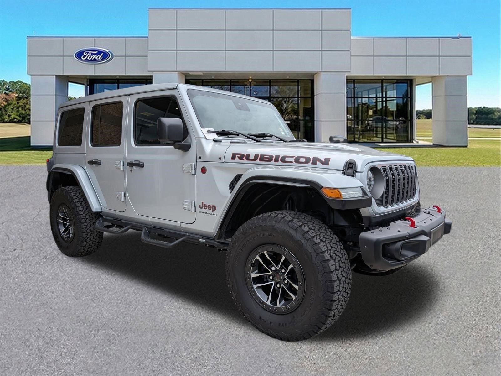 Silver Zynith Clearcoat 2024 Jeep Wrangler Rubicon X 4-Door 4WD SUV / Crossover Four-Wheel Drive 8-Speed Automatic
