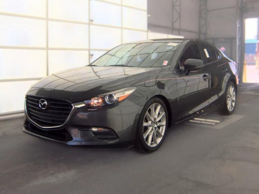 Machine Gray Metallic 2017 Mazda MAZDA3 Sedan Front-Wheel Drive 6-Speed Automatic