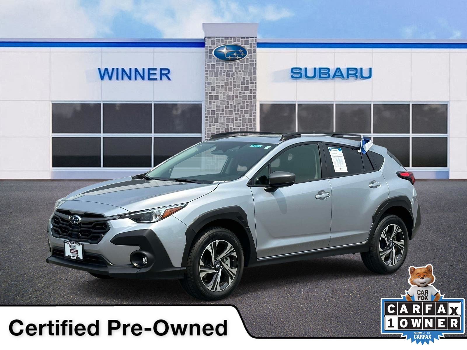 Ice Silver Metallic 2024 Subaru Crosstrek SUV / Crossover All-Wheel Drive Continuously Variable Transmission