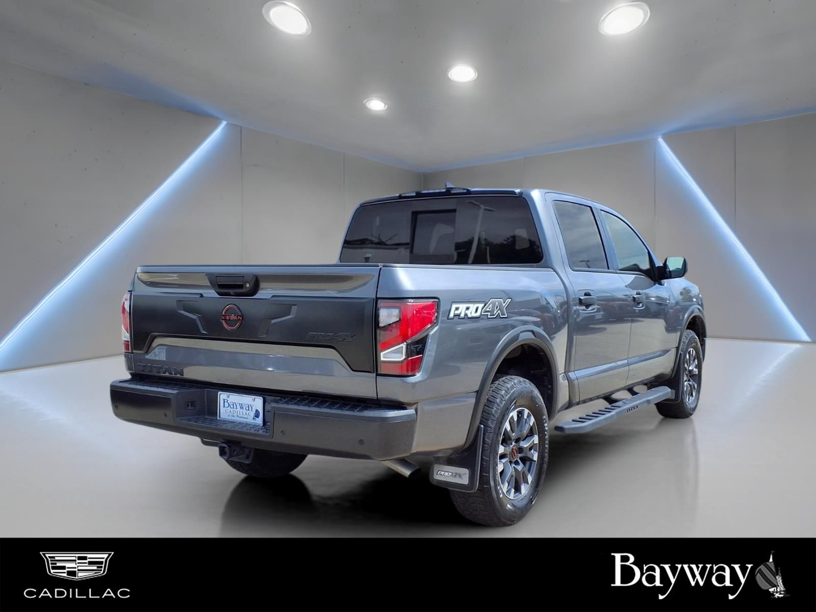 2023 Nissan Titan PRO-4X Gray at Bayshore Chrysler Jeep Dodge Ram