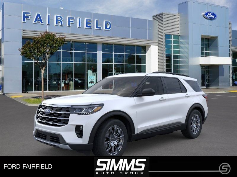 Star White Metallic Tri-Coat 2026 Ford Explorer Active AWD SUV / Crossover All-Wheel Drive Automatic