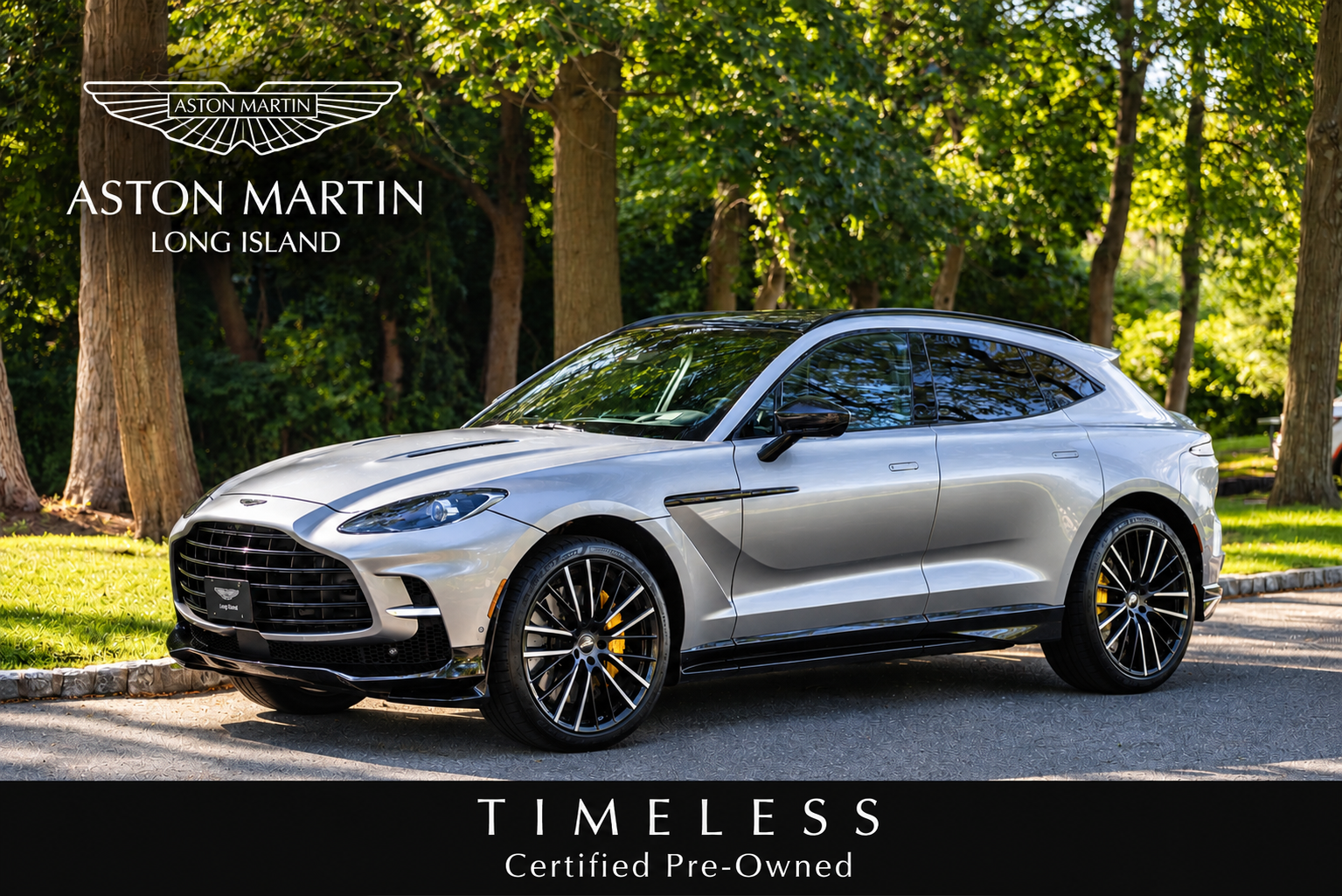 Aluminite Silver 2023 Aston Martin DBX SUV / Crossover All-Wheel Drive 9-Speed Automatic