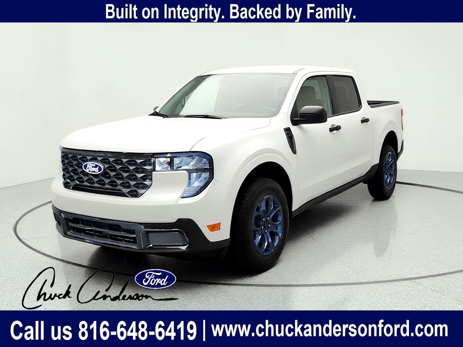 Oxford White 2026 Ford Maverick Pickup Truck All-Wheel Drive Continuously Variable Transmission