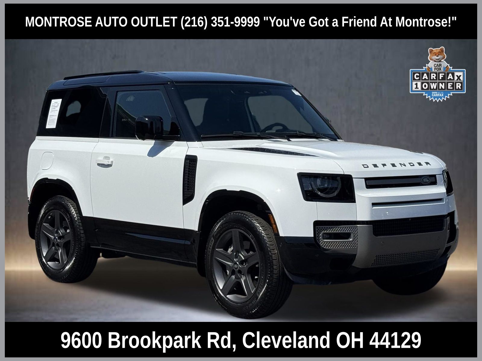 Fuji White 2025 Land Rover Defender 90 P400 X-Dynamic SE AWD SUV / Crossover All-Wheel Drive 8-Speed Automatic