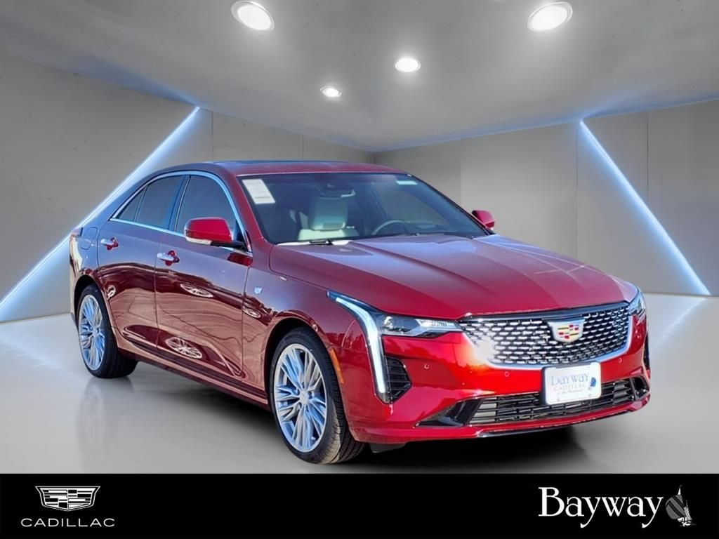 2025 Cadillac CT4 Premium Luxury Red at Bayway Cadillac of The Woodlands