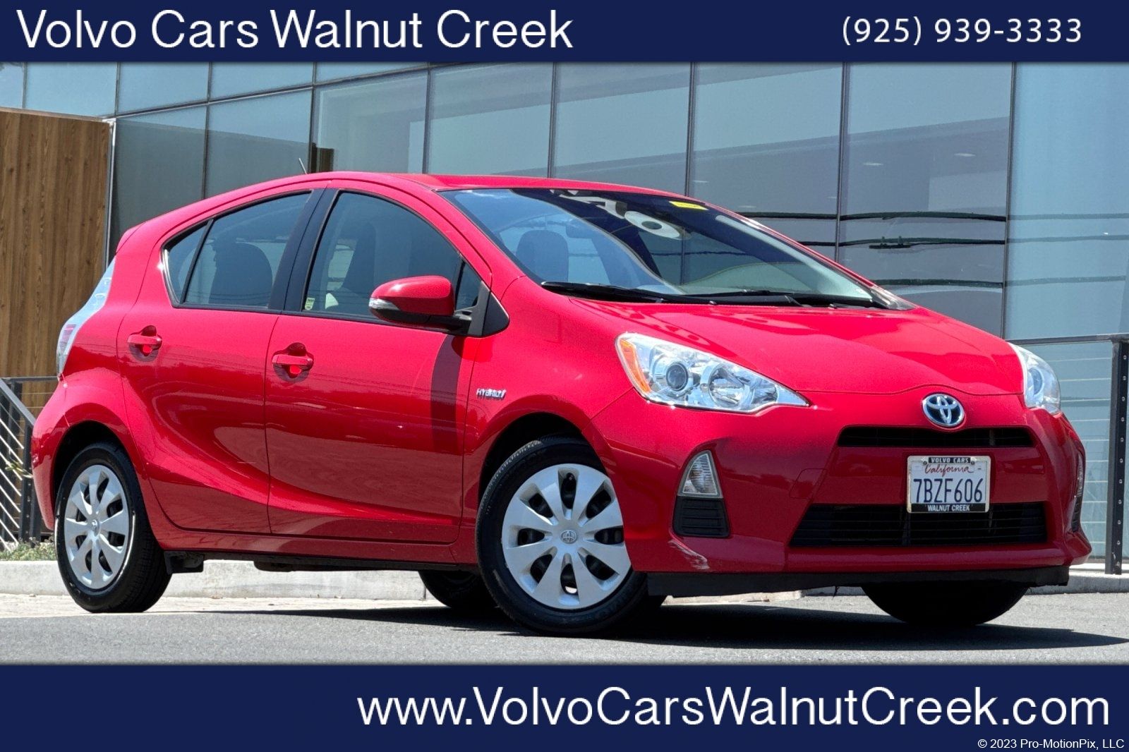Absolutely Red 2013 Toyota Prius c Hatchback Front-Wheel Drive Continuously Variable Transmission