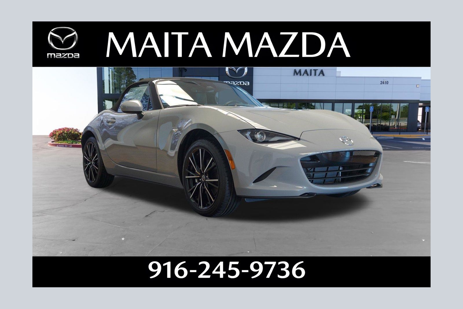 Aero Gray Metallic 2026 Mazda MX-5 Miata Grand Touring RWD Convertible Rear-Wheel Drive 6-Speed Manual