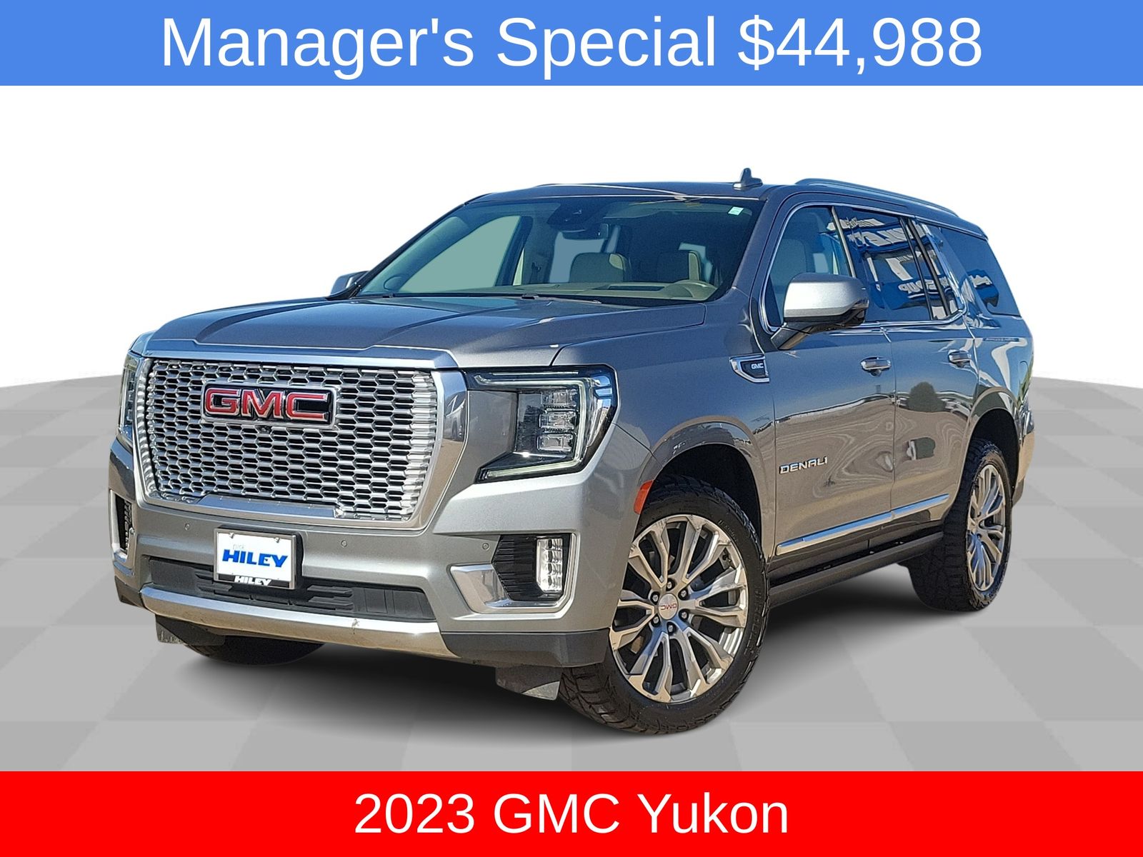 Sterling Metallic 2023 GMC Yukon Denali RWD SUV / Crossover 4X2