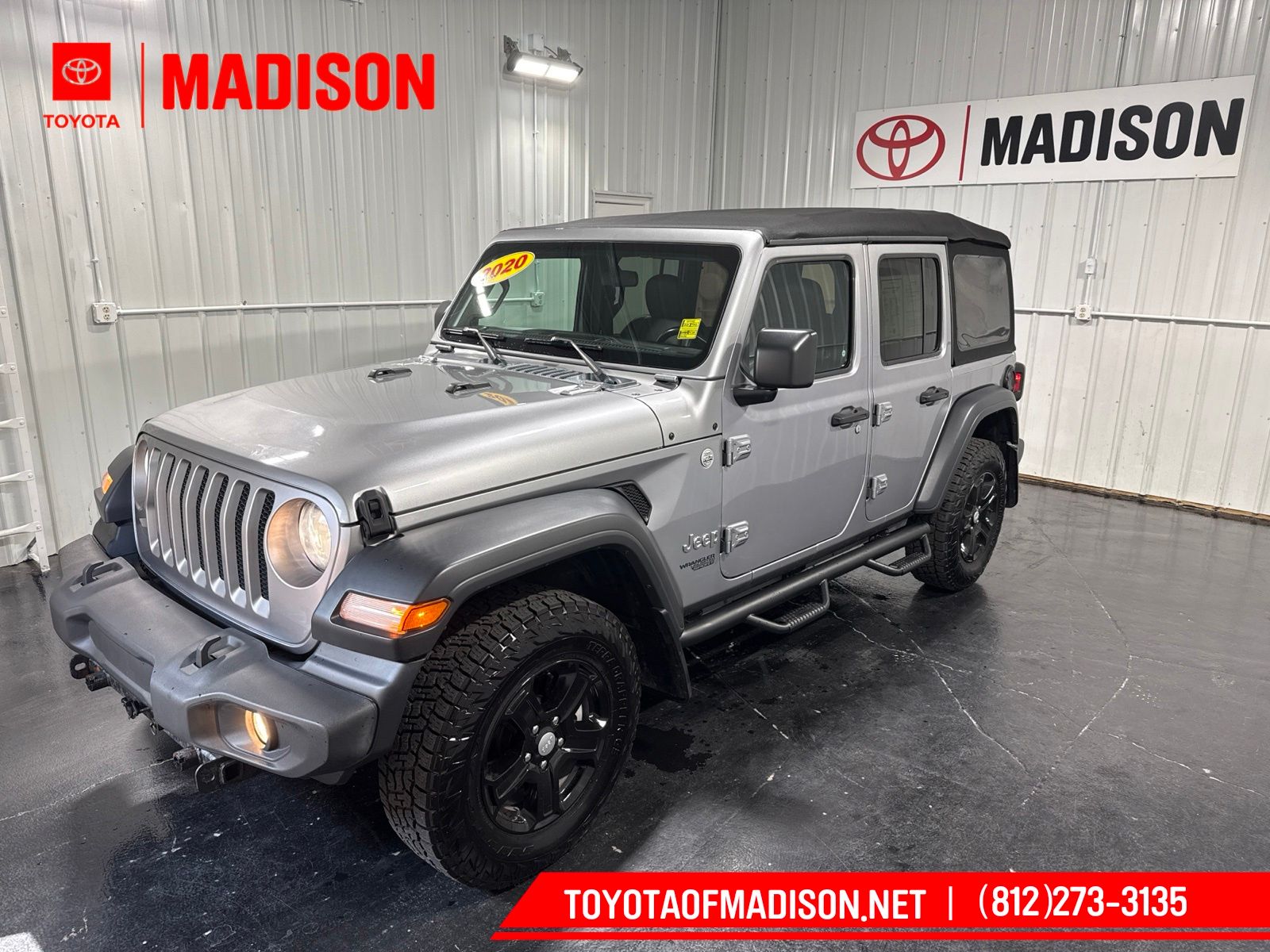 Billet Silver Metallic Clearcoat 2020 Jeep Wrangler SUV / Crossover Four-Wheel Drive 8-Speed Automatic