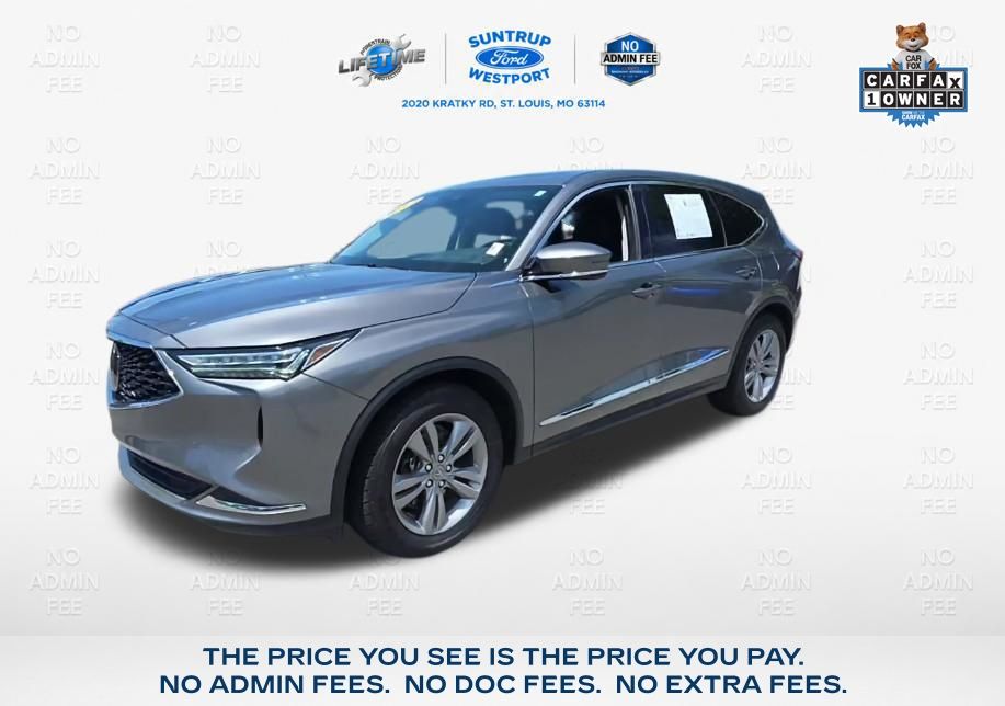 Gray 2023 Acura MDX SUV / Crossover Front-Wheel Drive Automatic