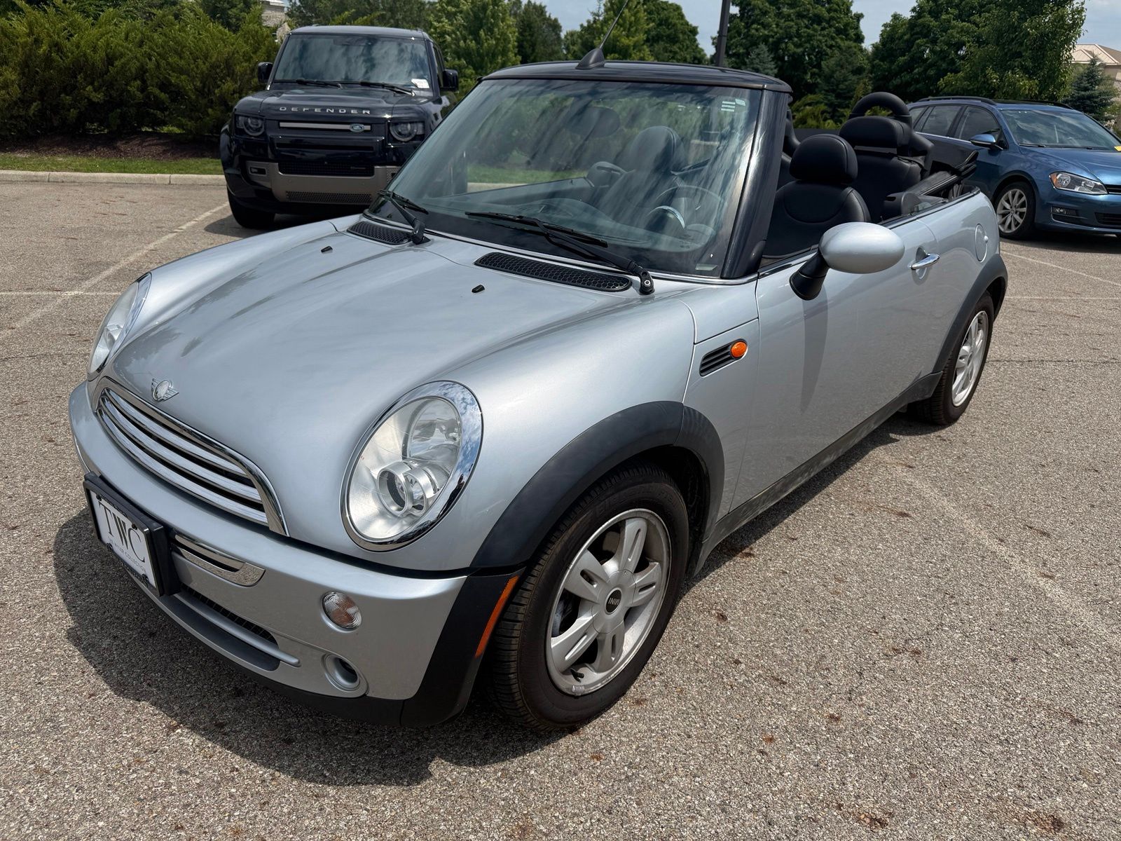 Pure Silver Metallic 2007 MINI Cooper Convertible Front-Wheel Drive Continuously Variable Transmission