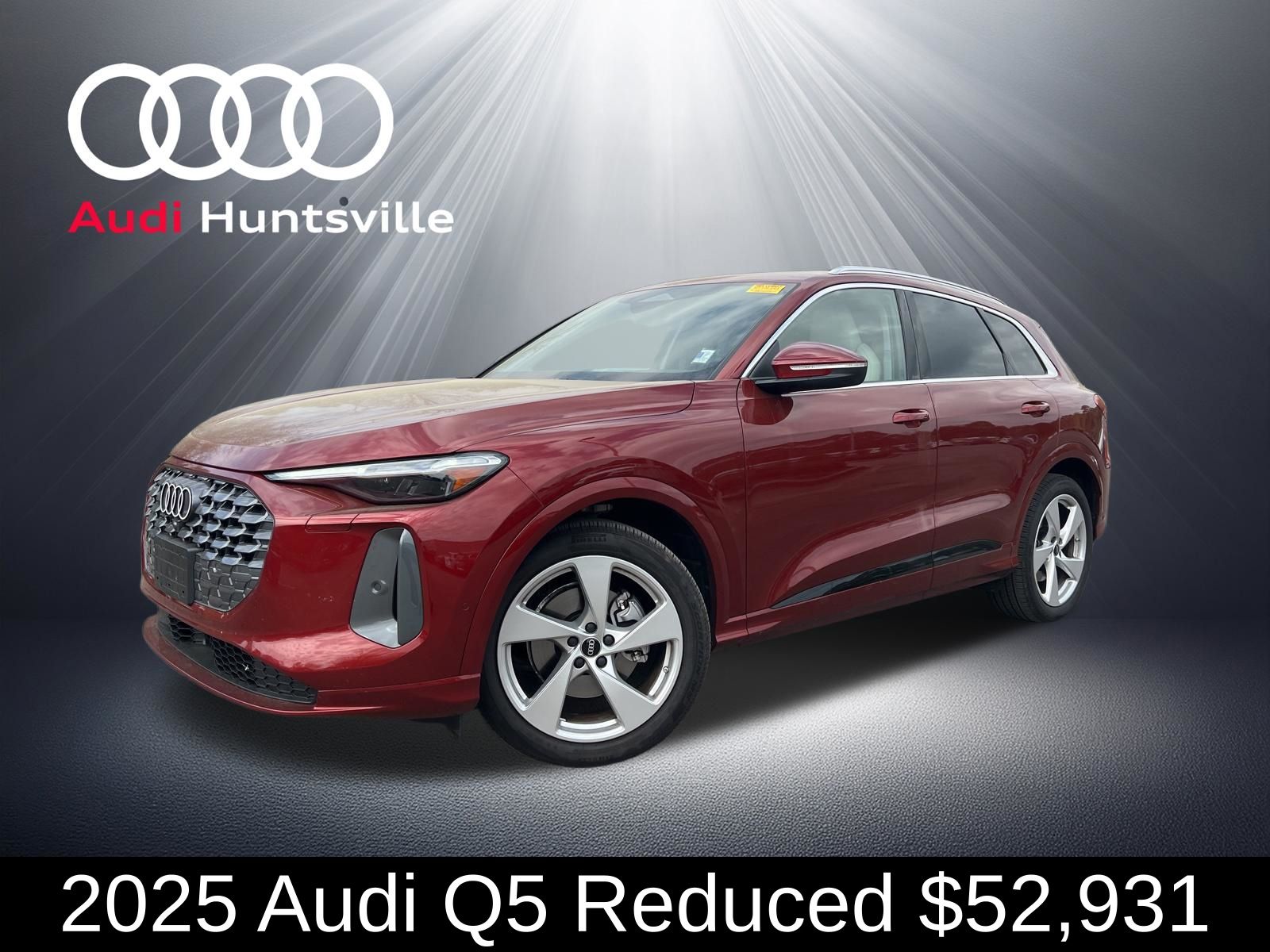 Grenadine Red Metallic 2025 Audi Q5 quattro Prestige 40 TFSI SUV / Crossover All-Wheel Drive 7-Speed Automatic