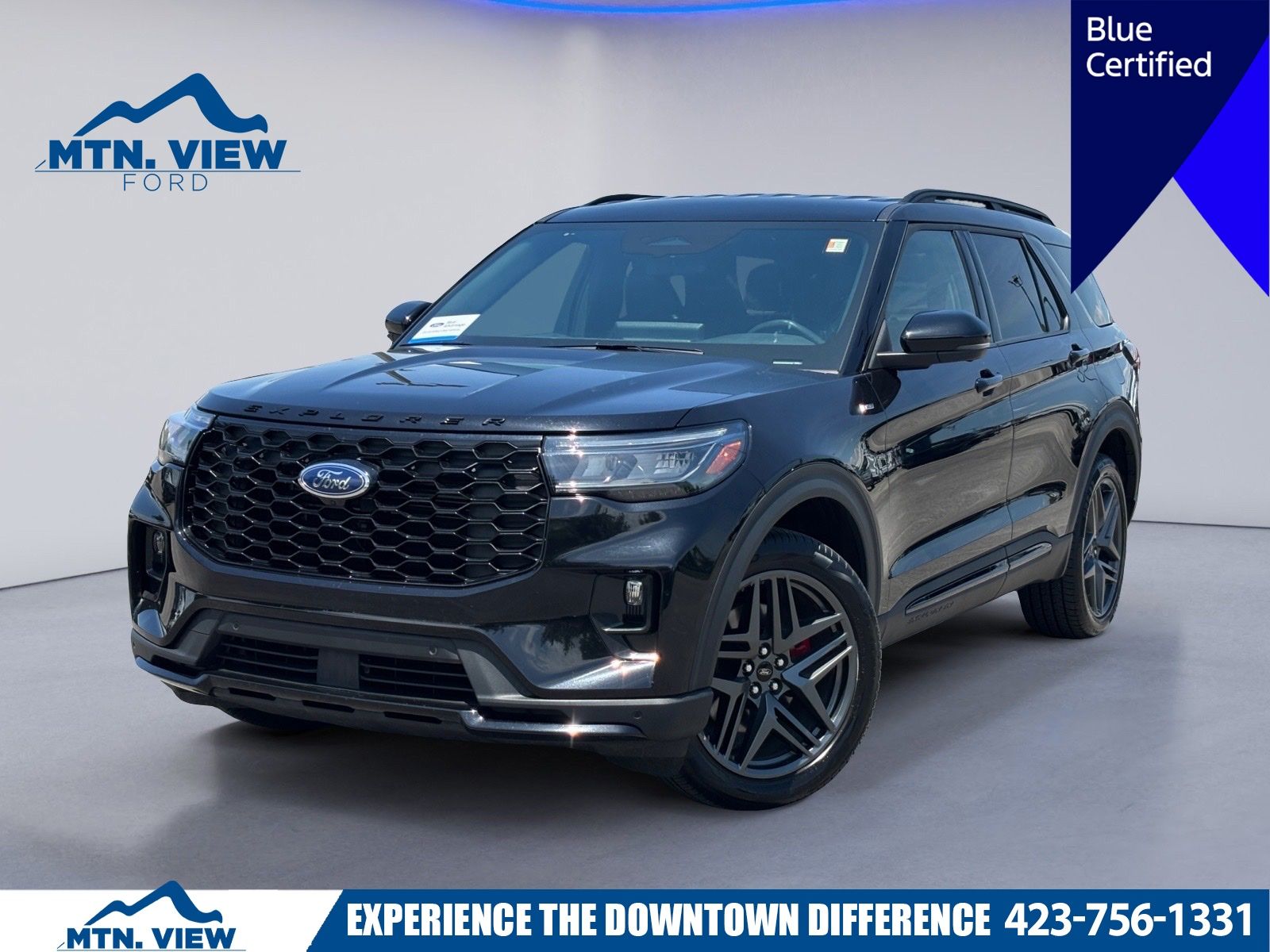 Black Metallic 2025 Ford Explorer SUV / Crossover All-Wheel Drive Automatic