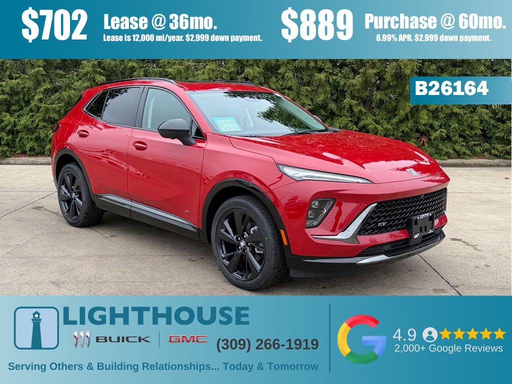 Brilliant Red 2026 Buick Envision SUV / Crossover All-Wheel Drive 9-Speed Automatic