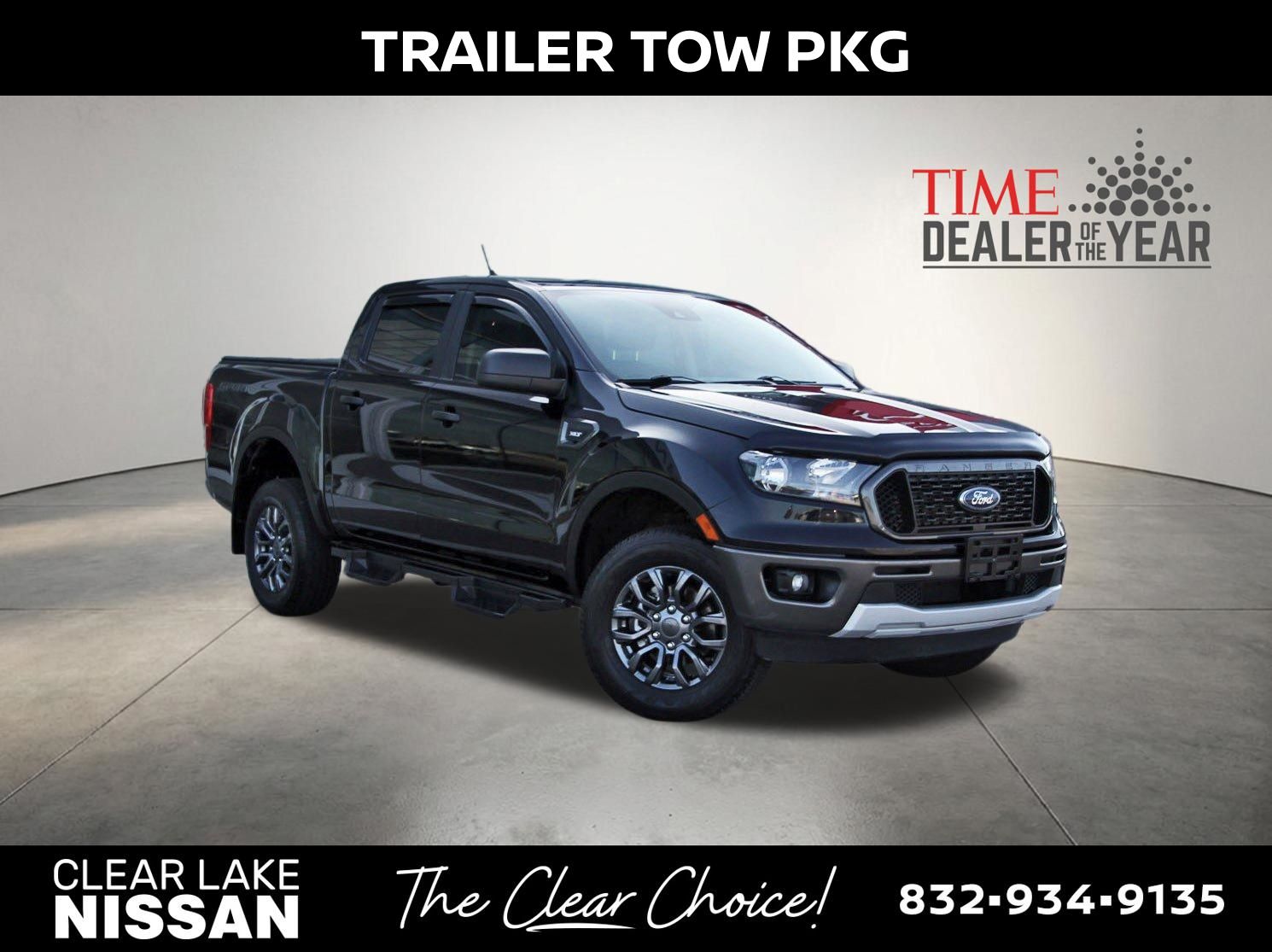 Shadow Black 2021 Ford Ranger Pickup Truck 4X2 Automatic