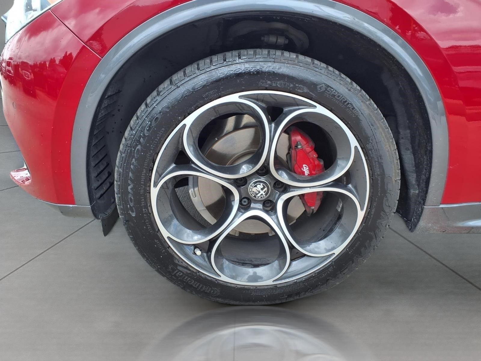 2023 Alfa Romeo Stelvio Ti Red at Genesis of Spring