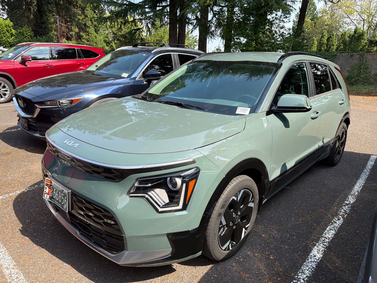 Cityscape Green 2023 Kia Niro EV SUV / Crossover Front-Wheel Drive 1-Speed Automatic