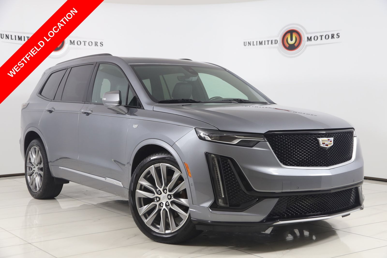 Gray (Satin Steel Metallic) 2020 Cadillac XT6 SUV / Crossover Four-Wheel Drive 9-Speed Automatic