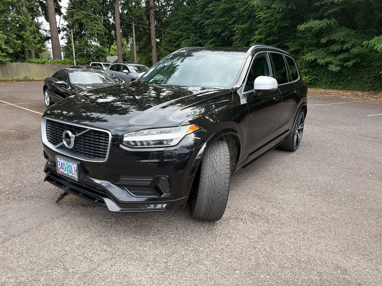 Black 2017 Volvo XC90 SUV / Crossover All-Wheel Drive Automatic