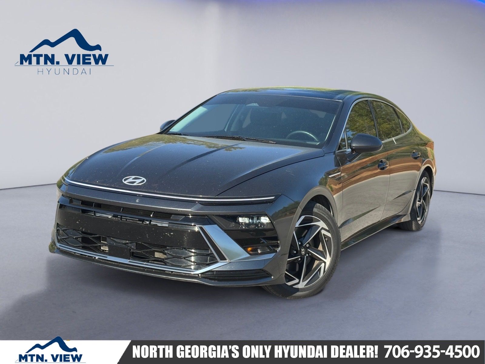 Portofino Gray 2024 Hyundai Sonata SEL FWD Sedan Front-Wheel Drive Automatic