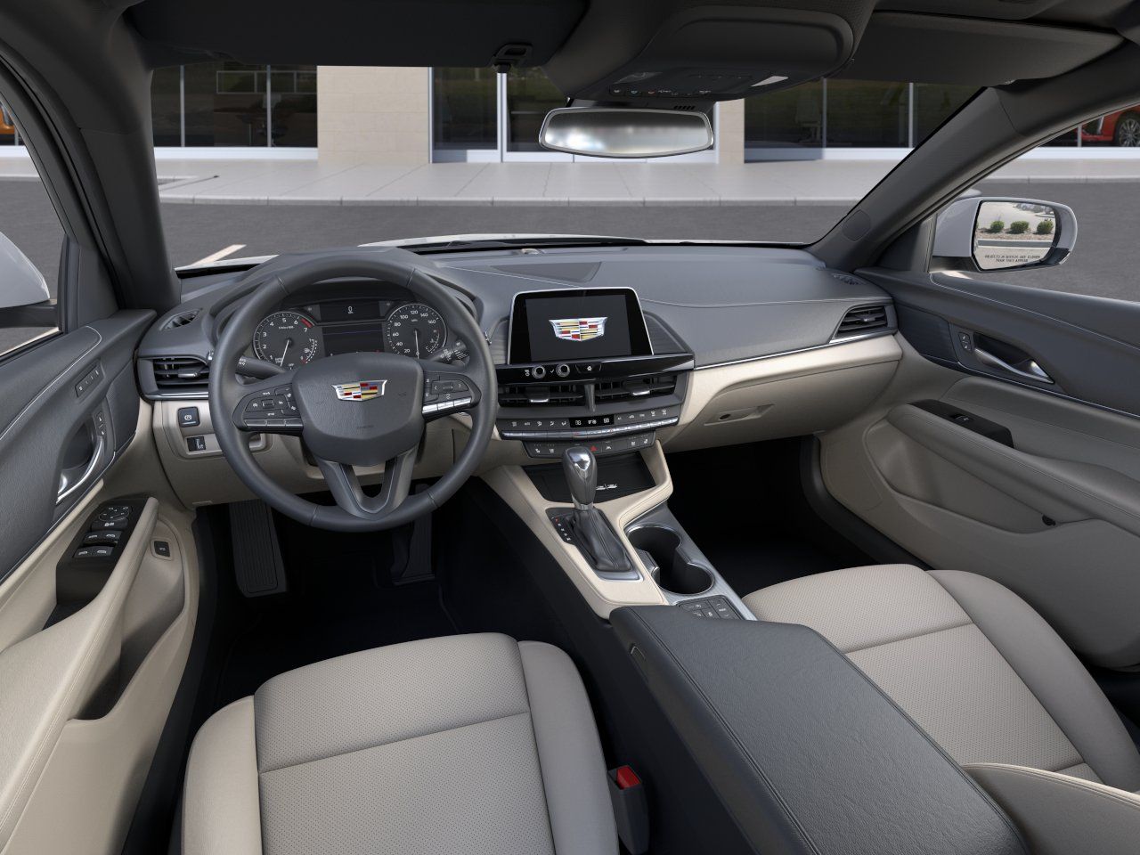 2026 Cadillac CT4 Premium Luxury White at Ross Downing Buick GMC