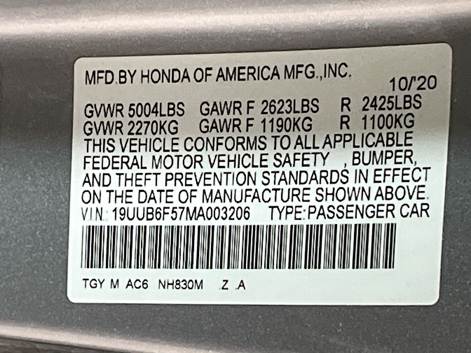 Used 2021  Acura A-Spec Package image 32