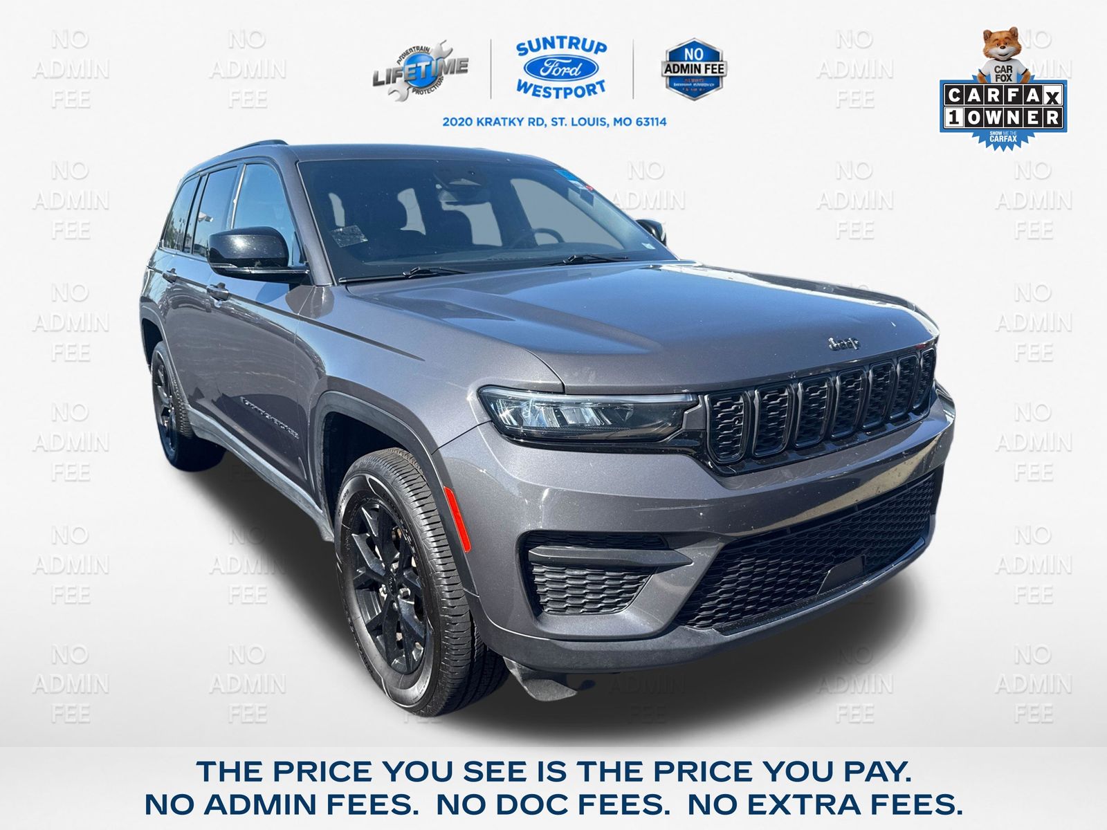 Baltic Gray Metallic Clearcoat 2024 Jeep Grand Cherokee SUV / Crossover Four-Wheel Drive 8-Speed Automatic