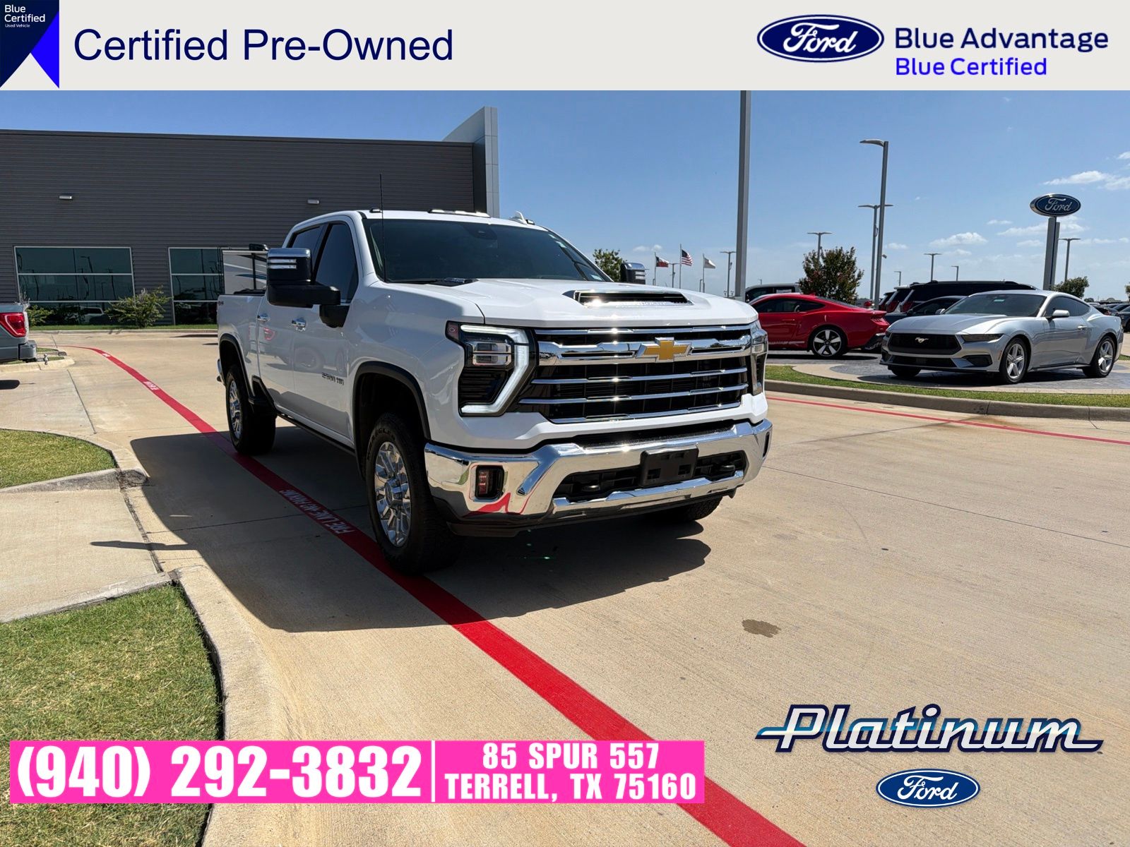 Summit White 2024 Chevrolet Silverado 2500HD Pickup Truck Four-Wheel Drive Automatic
