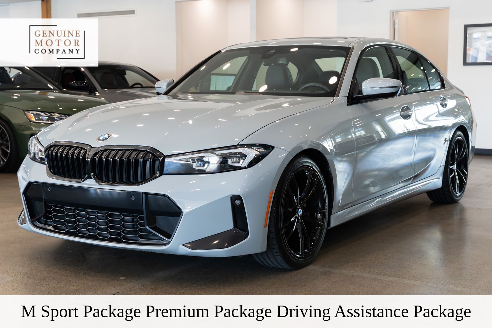 Brooklyn Gray Metallic 2024 BMW 3 Series Sedan Rear-Wheel Drive 8-Speed Automatic