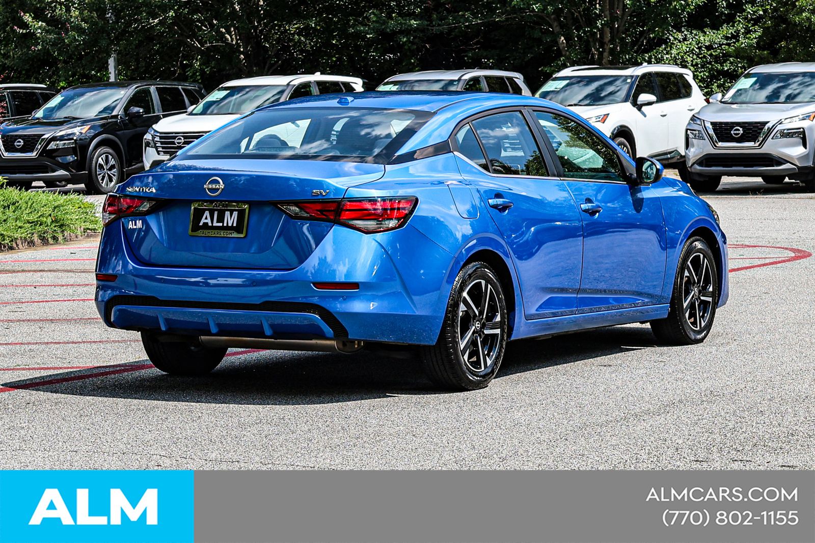 Used 2024 Blue Nissan SV image 7
