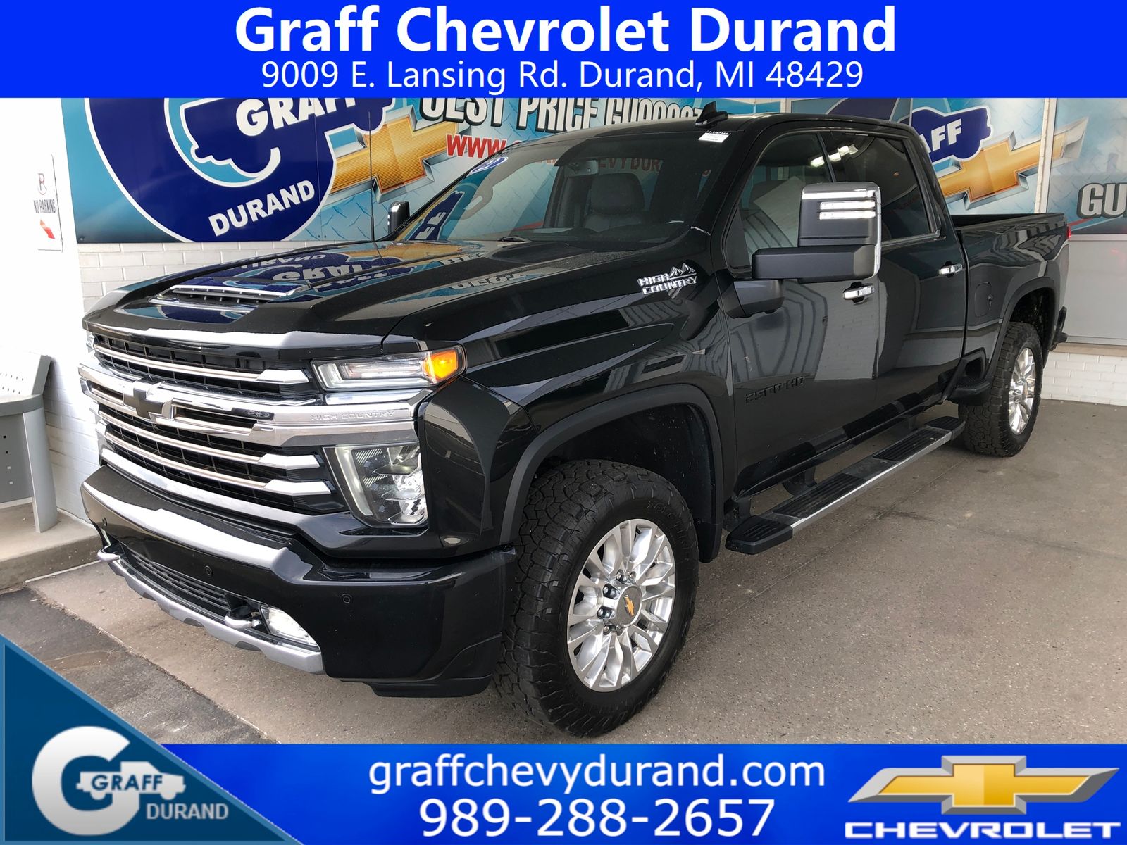 Mosaic Black Metallic 2022 Chevrolet Silverado 2500HD Pickup Truck Four-Wheel Drive 6-Speed Automatic