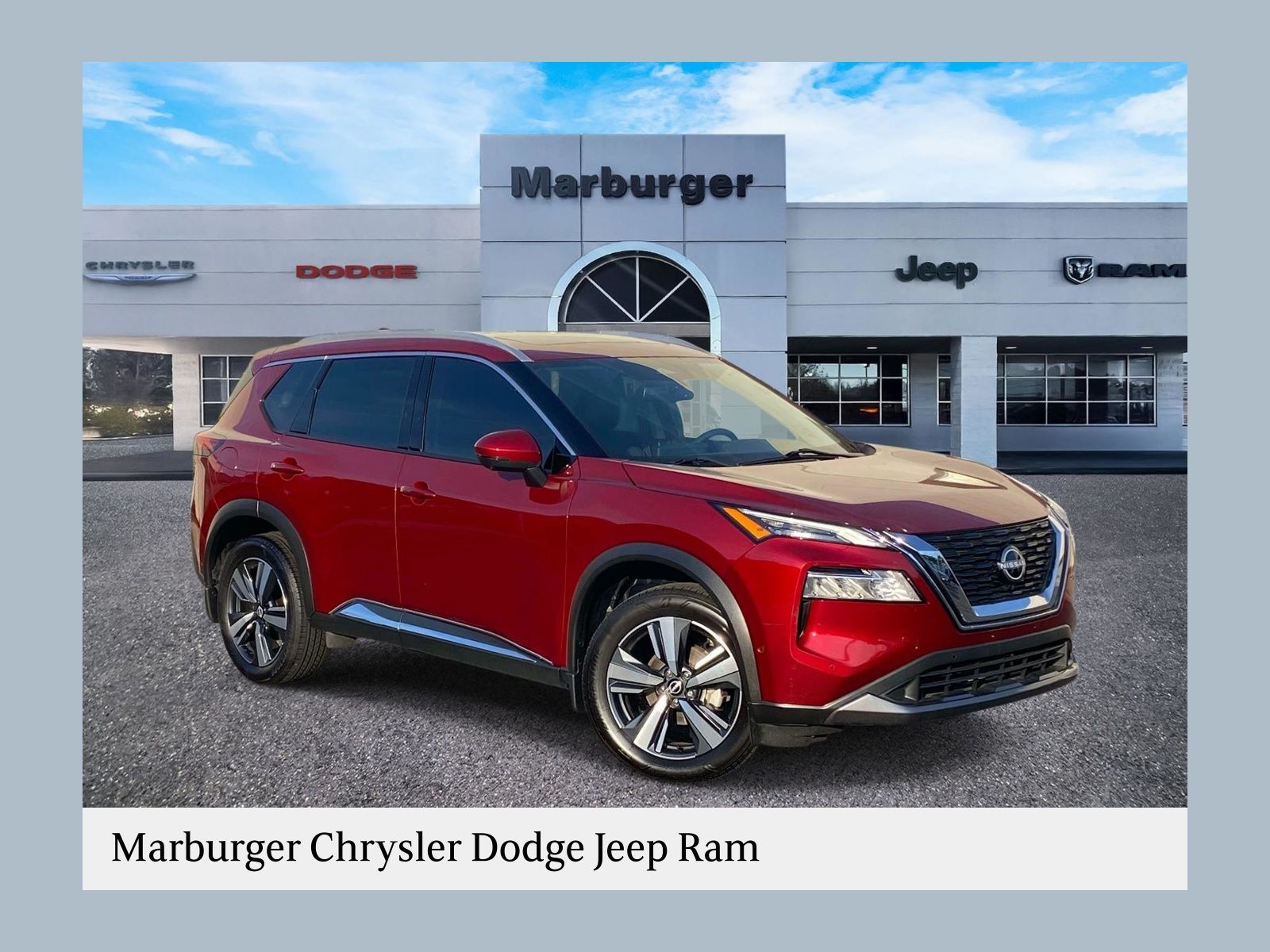 Red (Scarlet Ember Tintcoat) 2023 Nissan Rogue SL AWD SUV / Crossover All-Wheel Drive Continuously Variable Transmission