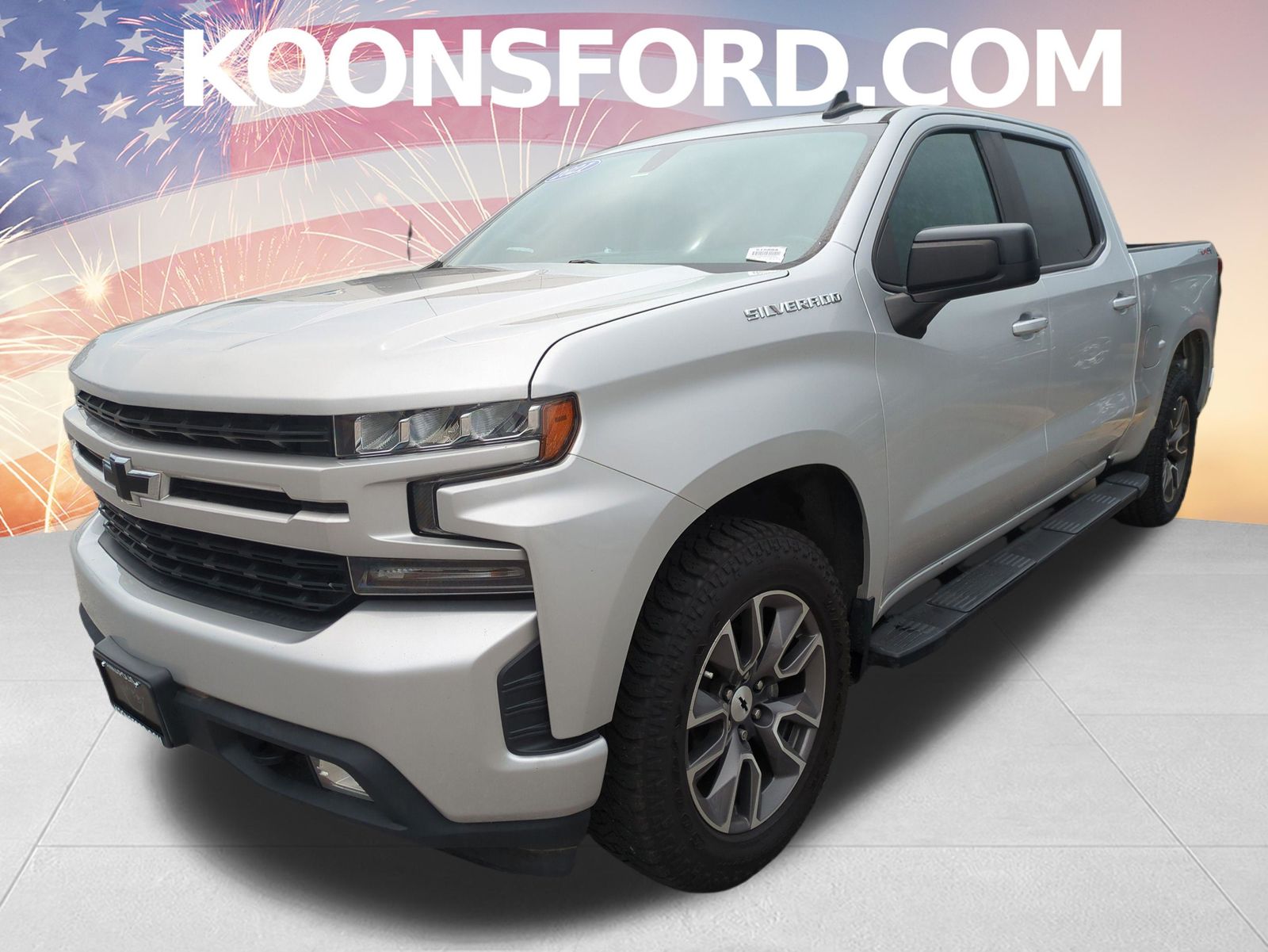 Silver Ice Metallic 2021 Chevrolet Silverado 1500 Pickup Truck Four-Wheel Drive 8-Speed Automatic